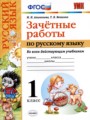 Русский язык 1 класс зачётные работы УМК Алимпиева Векшина 